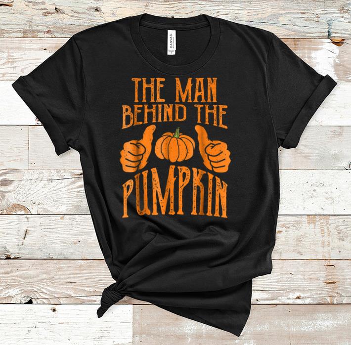 Nice Halloween Funny Dad His Guy Man Behind The Pumpkin shirt