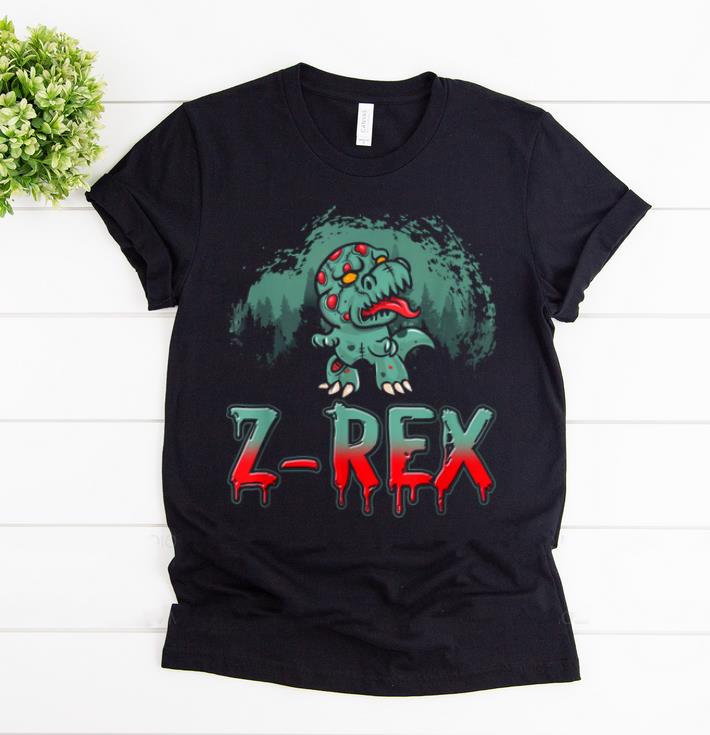 Nice Halloween Zombie T Rex Dinosaur Z Rex Funny Humor shirt