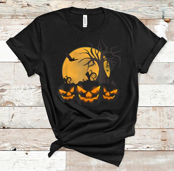Nice Happy Halloween Spooky Pumpkin Scary Moon shirt