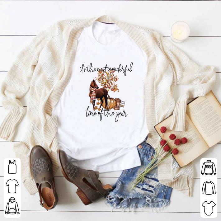 Nice Horse it's the most wonderful time of the year shirt