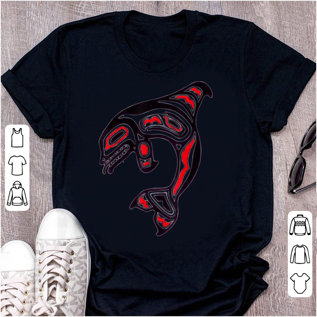 Nice Orca Killer Whale Pacific Northwest Native shirt
