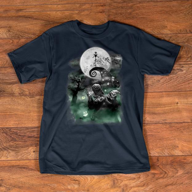 Nice The Nightmare Before Christmas Haunted Scene Disney shirts