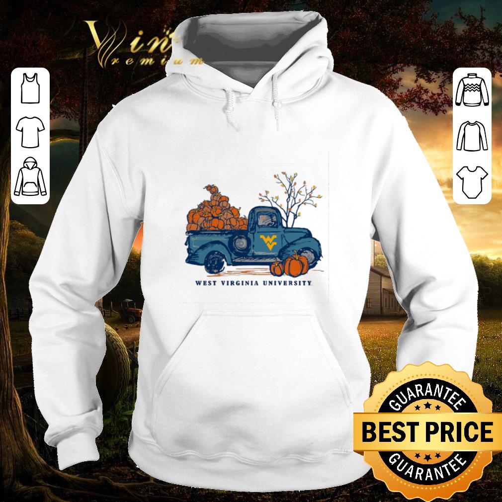 Nice West Virginia Mountaineers WVU Harvest Pumpkin Truck shirt 5 Nice West Virginia Mountaineers WVU Harvest Pumpkin Truck shirt