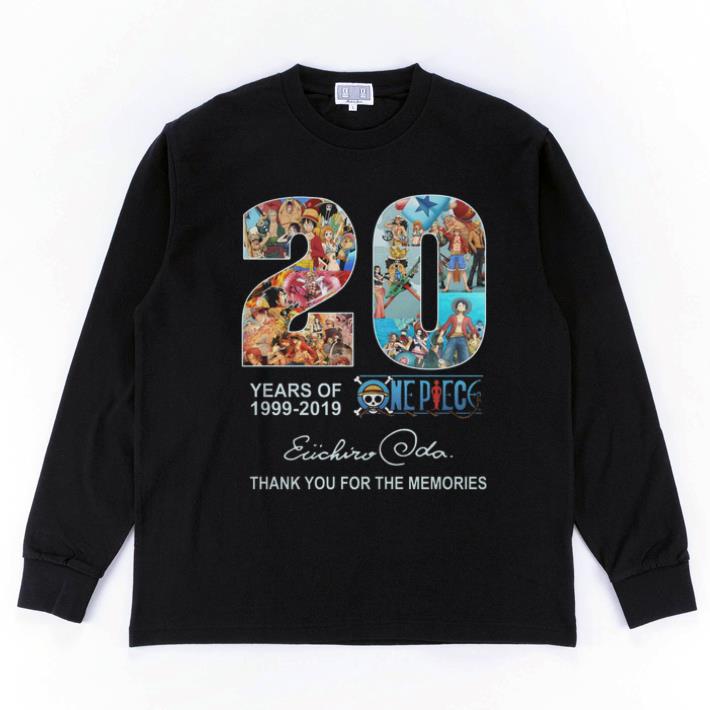 Official 20 Years of One Piece Oda Eiichiro thank you for the memories shirt