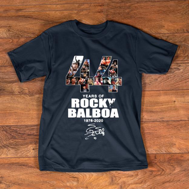 Official 44 Years Of Rocky Balboa 1976-2020 signature shirt