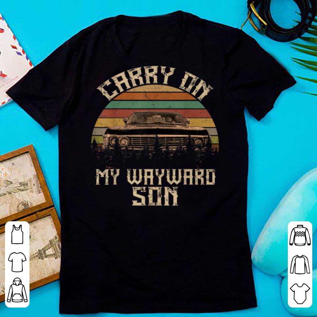 Official Carry On My Wayward Son Car Vintage shirt