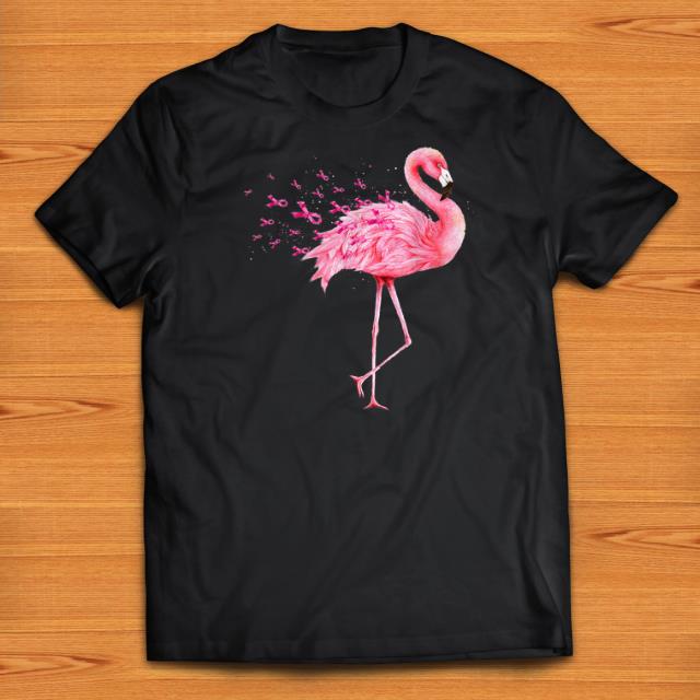 Official Flamingo Pink Ribbon Breast Cancer Awareness shirts