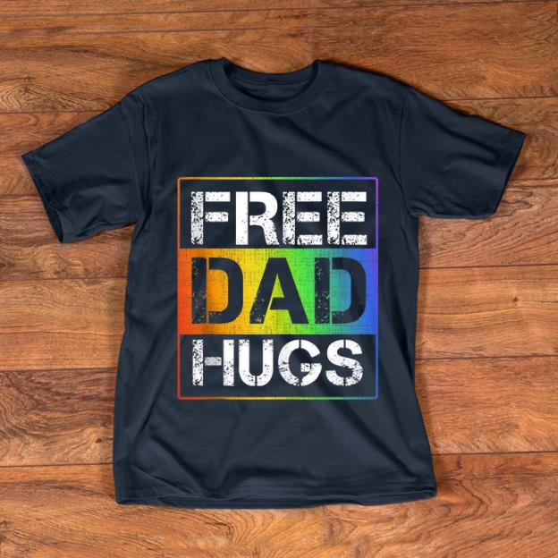 Official Free Dad Hugs LGBT Gay Pride shirt