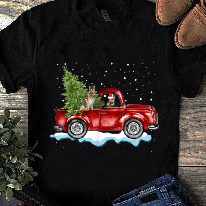 Official German Shepherd Pickup Truck Christmas shirt