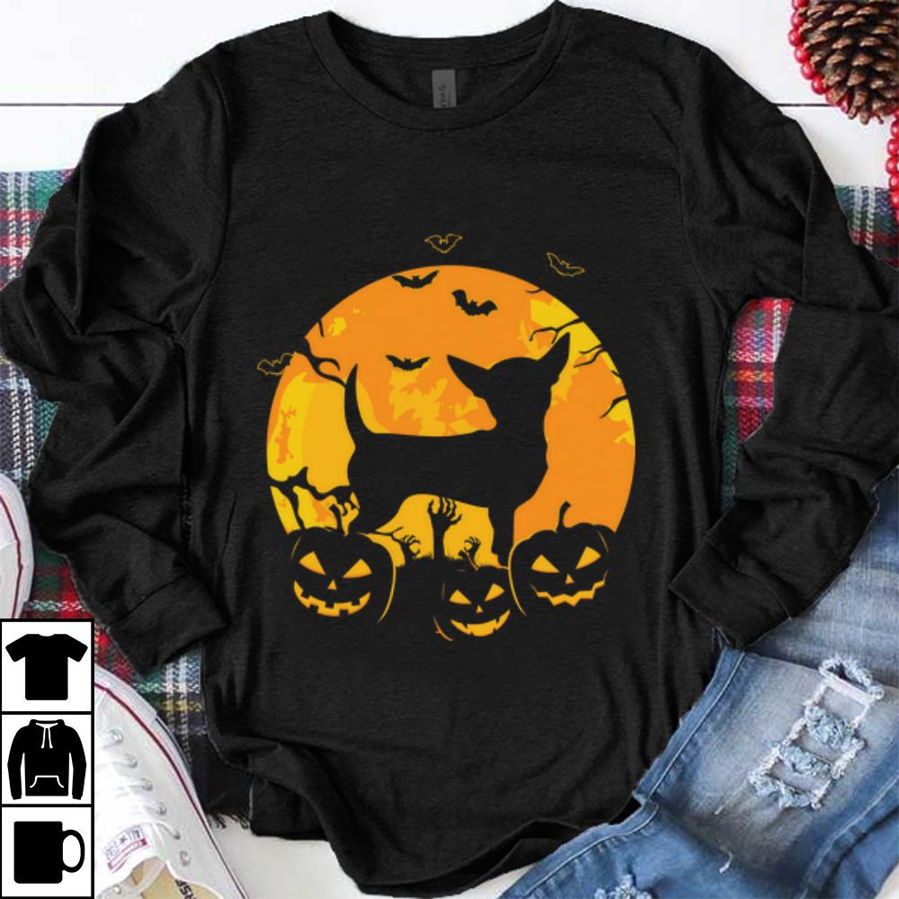 Official Halloween Chihuahua Pumpkin Jack O Lantern Dog Lover shirt