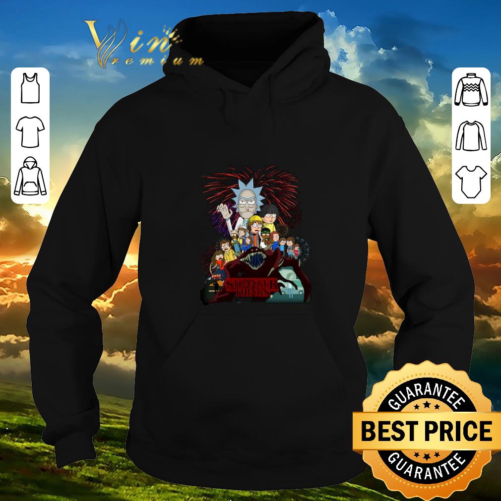 Official Rick and Morty version Stranger Things shirt sweater 5 Official Rick and Morty version Stranger Things shirt sweater