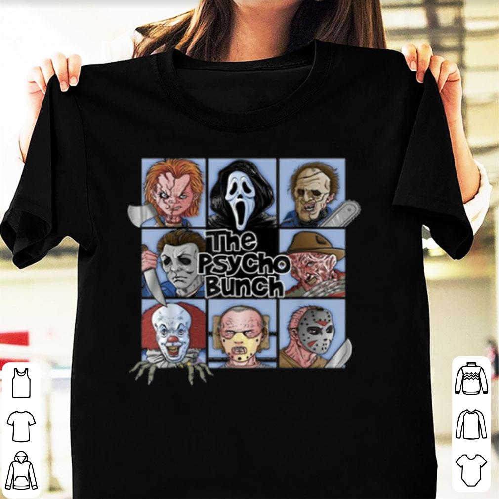 Official The Psycho Bunch Horror Character Movie shirt