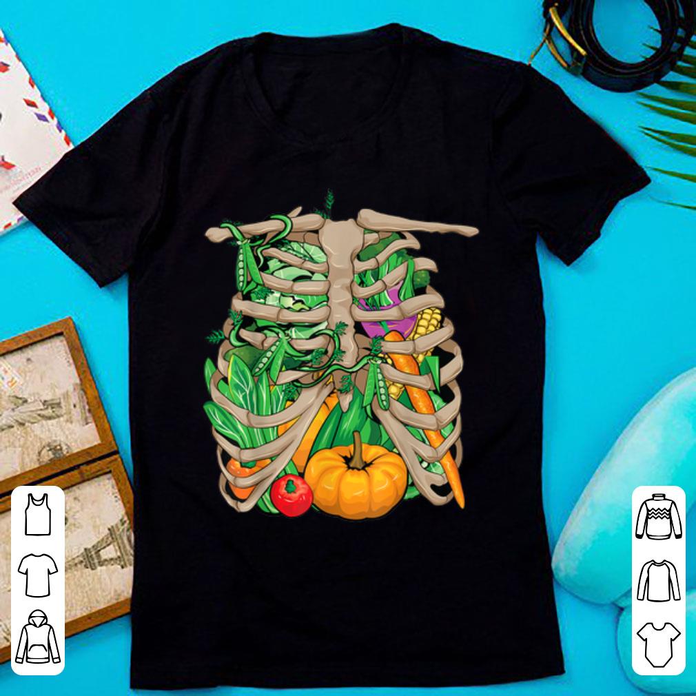 Official Vegetarian Vegetable Skeleton Halloween Costume shirt