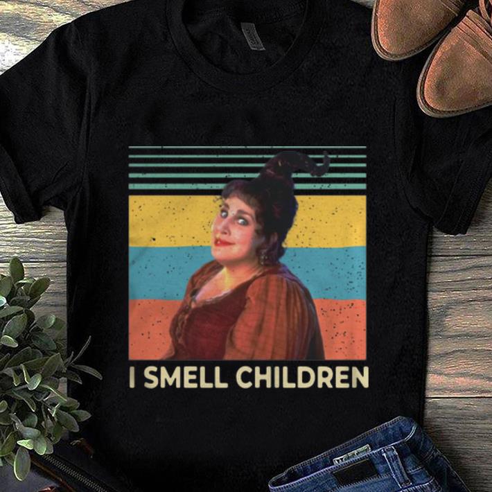 Official Vintage Hocus Pocus I Smell Children shirt