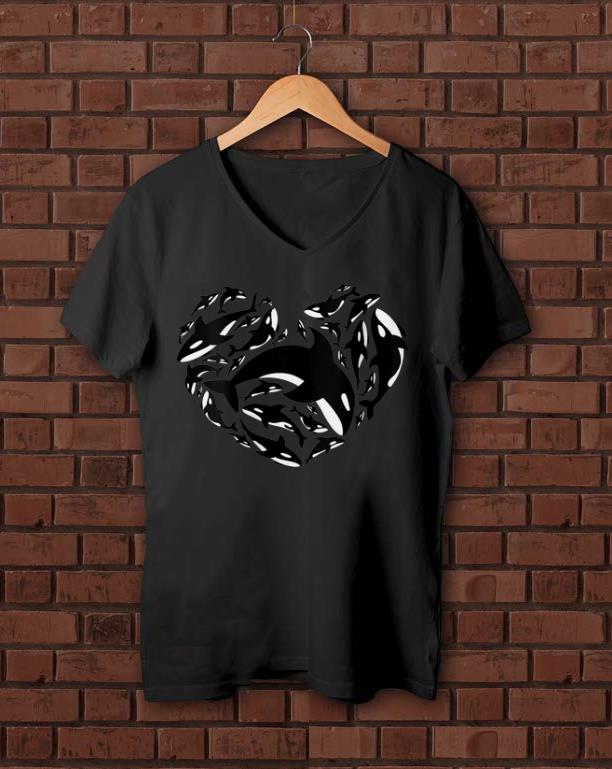 Official Whale Heart Love Orca Killer Whale shirts