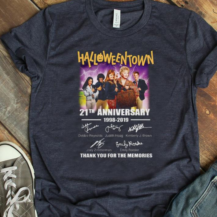 Original 21th Anniversary 1998-2019 Halloweentown Signatures shirt