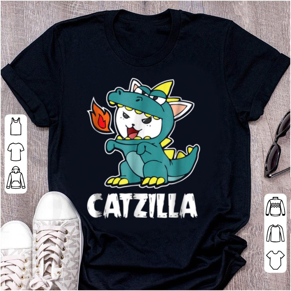 Original Catzilla Kitten Dragon Cat Halloween Costume shirt