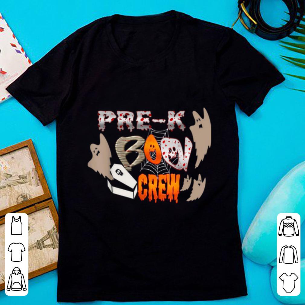 Original Halloween Pre-k Boo Crew Gift Teachers Kids shirt