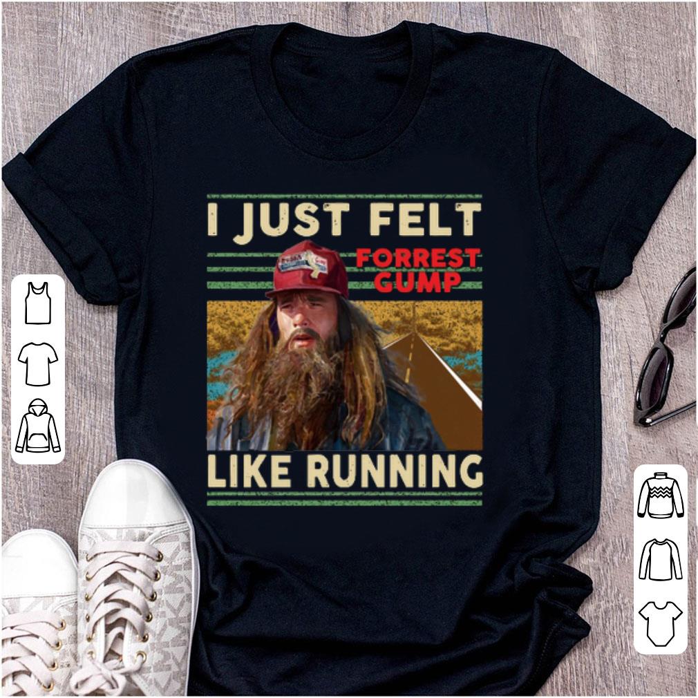 Original I just felt forrest gump like running Valencia Marathon shirt