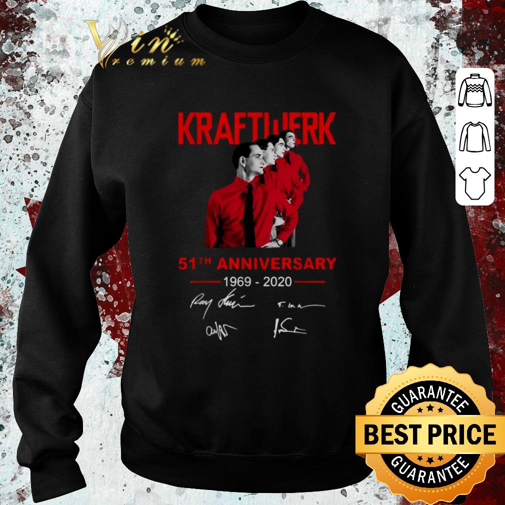 Original Kraftwerk 51th anniversary 1969-2020 signatures shirt