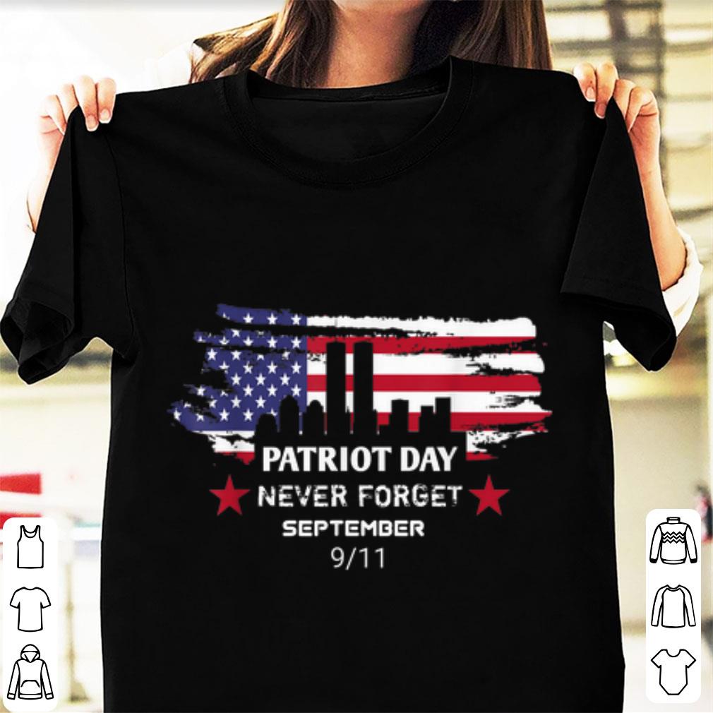 Original Never Forget Patriotic Day 911 American Flag shirt