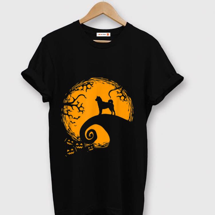 Original Shiba Inu And Moon Halloween Costume shirt