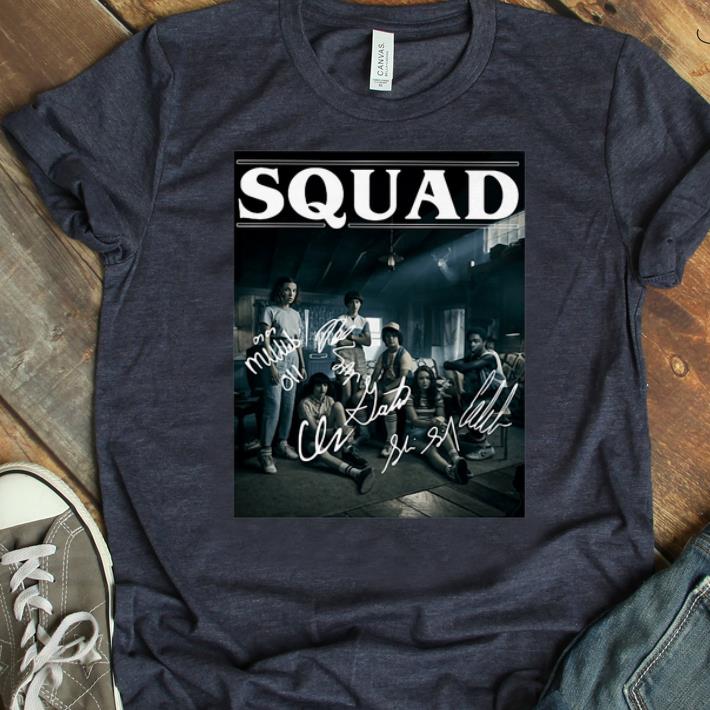 Original Squad Signatures Characters Stranger Things 3 shirt