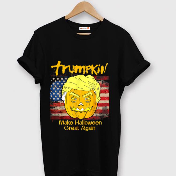 Original Trumpkin - Make Halloween Great Again American Flag shirt