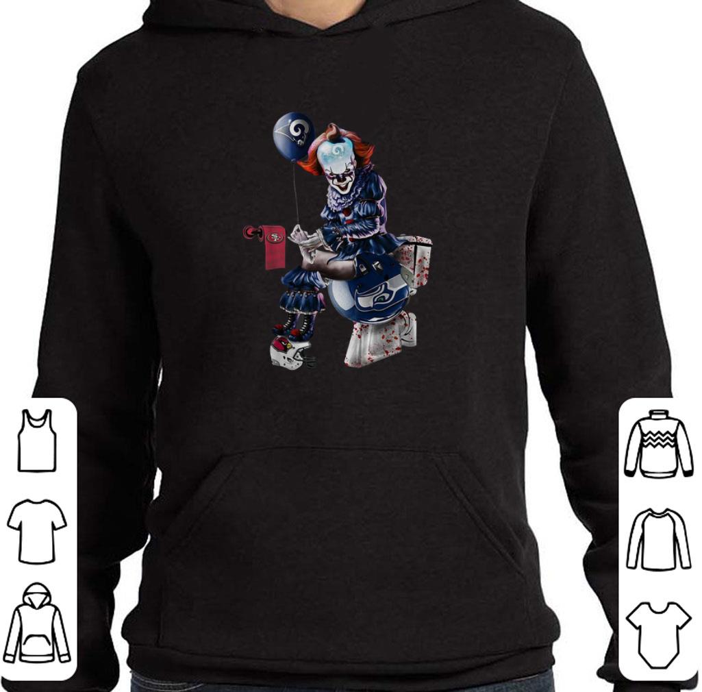 Pennywise Rams 49ers Seahawks Arizona Cardinals Toilet shirt 5 Pennywise Rams 49ers Seahawks Arizona Cardinals Toilet shirt