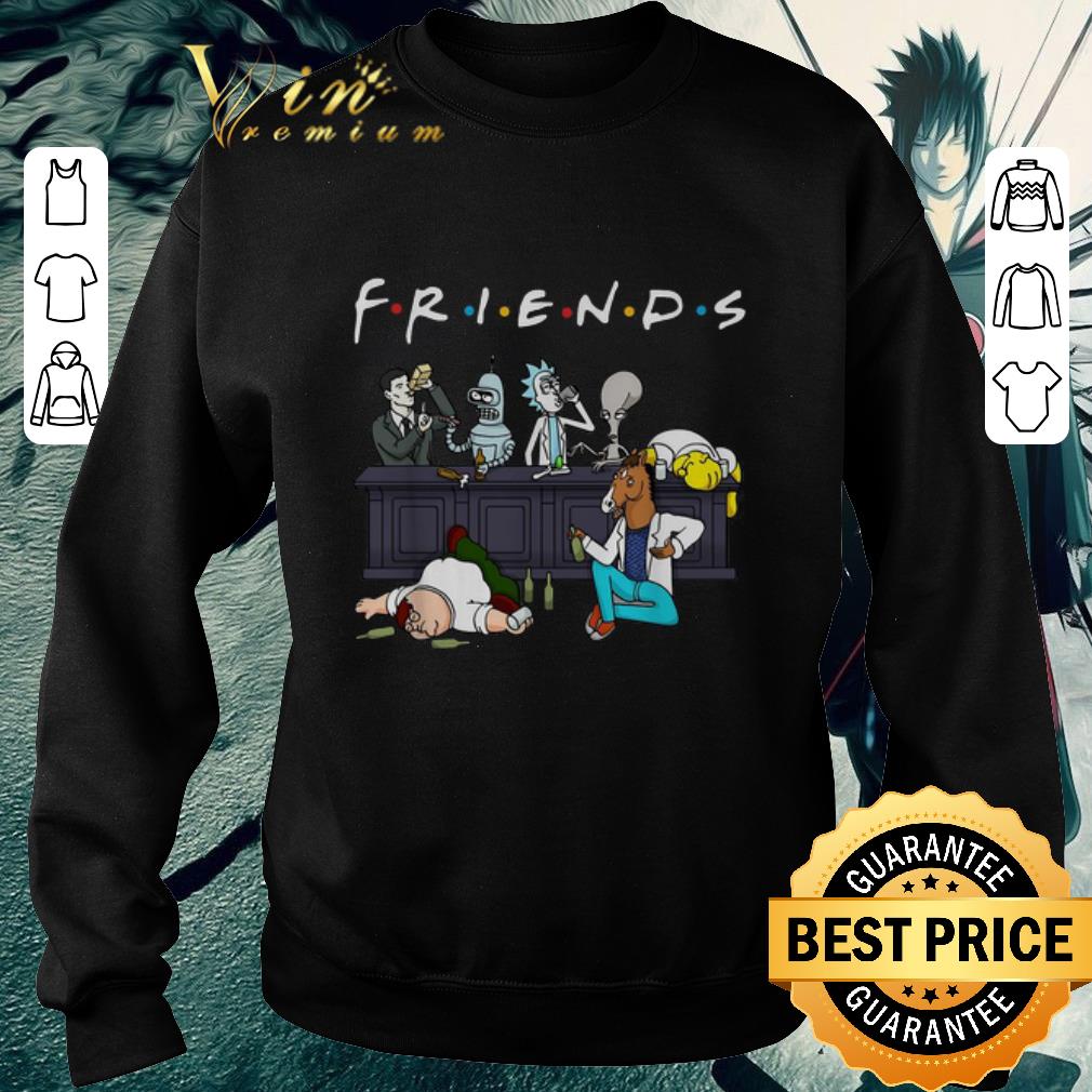 Premium Cartoon Characters Netflix Friends Tv Series shirt