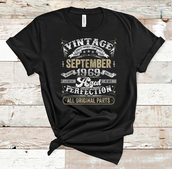 Premium Classic 50th Birthday Vintage September 1969 Perfection shirt