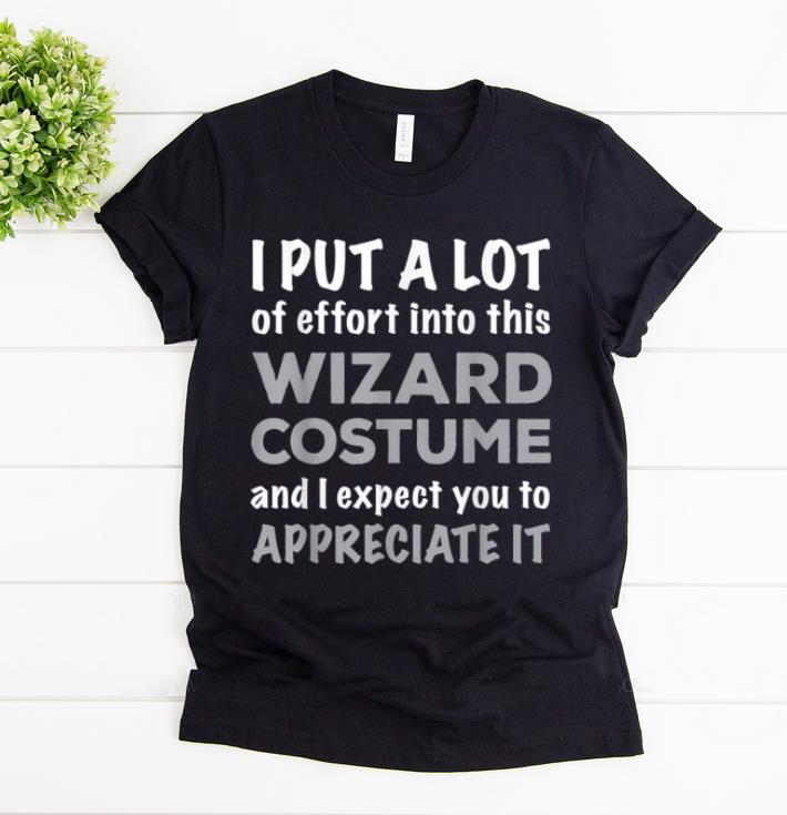Premium Easy Lazy Wizard Halloween Costume shirt