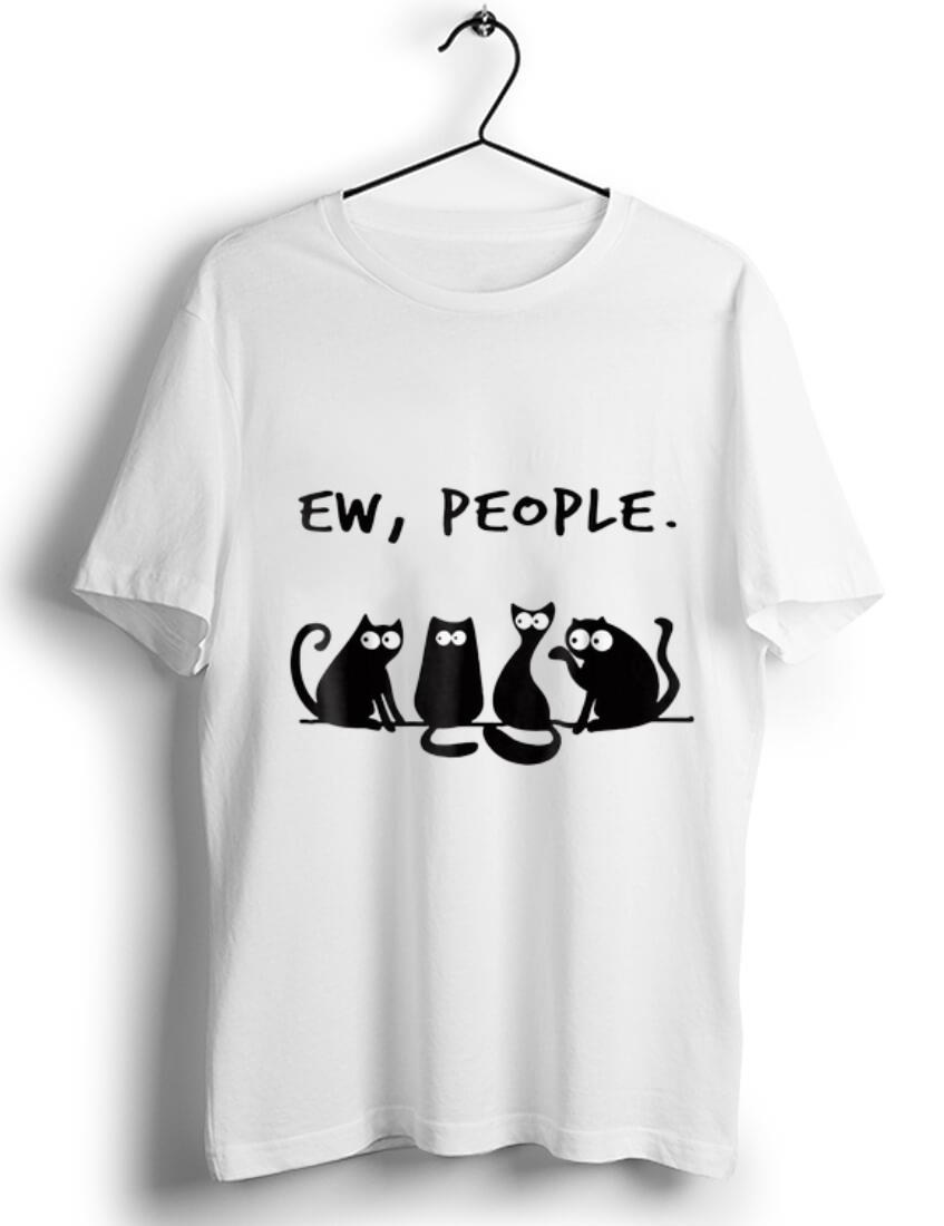 Premium Ew People Black Meowy Cat shirt
