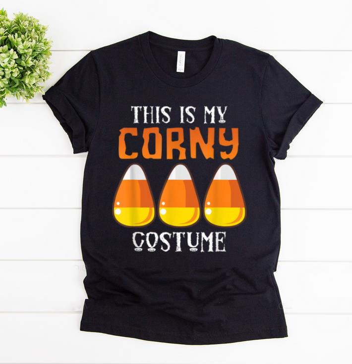 Premium Funny This Is My Corny Costume Halloween Candy Corn shirt