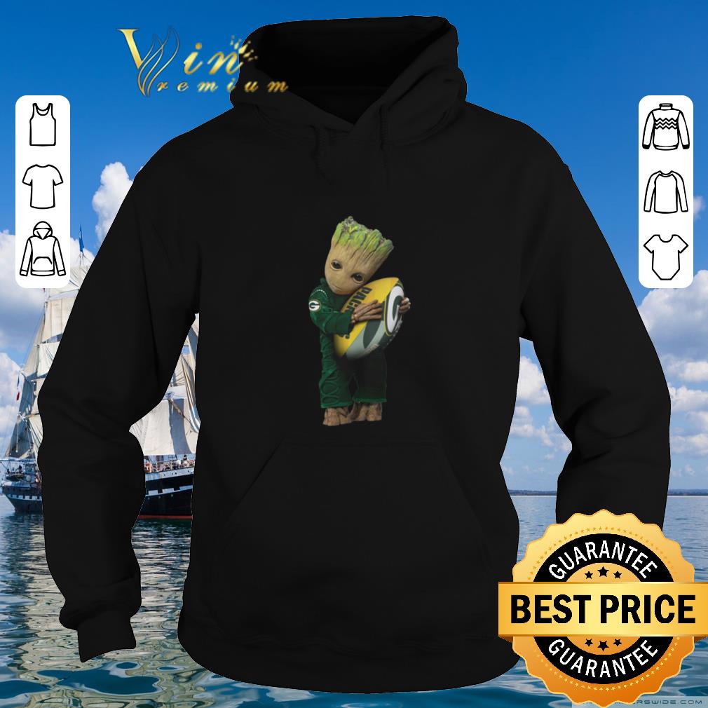 Premium Green Bay Packers Baby Groot hug rugby ball shirt 5 Premium Green Bay Packers Baby Groot hug rugby ball shirt