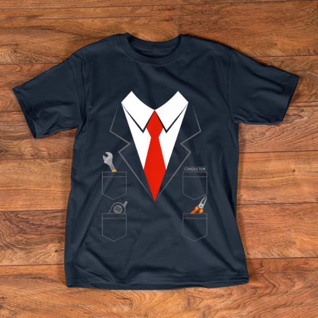 Premium Halloween Costume For Kids And Adults Train Conductor shirt