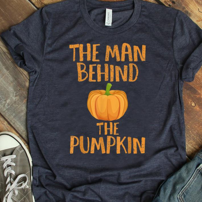 Premium Halloween The Man Behind The Pumpkin Halloween Costume shirt