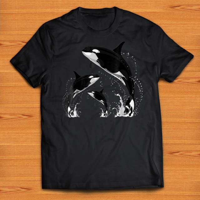Premium Killer Whale Jumping Orca Killer Whales shirts