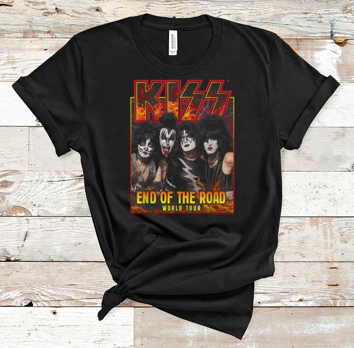 Premium Kiss End Of The Road World Tour shirt