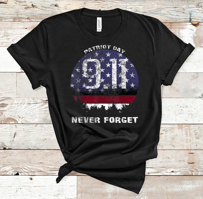 Premium Patriot Day Memorial 911 Never Forget American Flag shirt