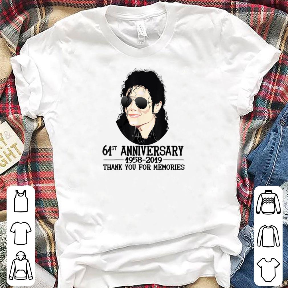 Premium Thank You For The Memories Michael Jackson 61st shirts
