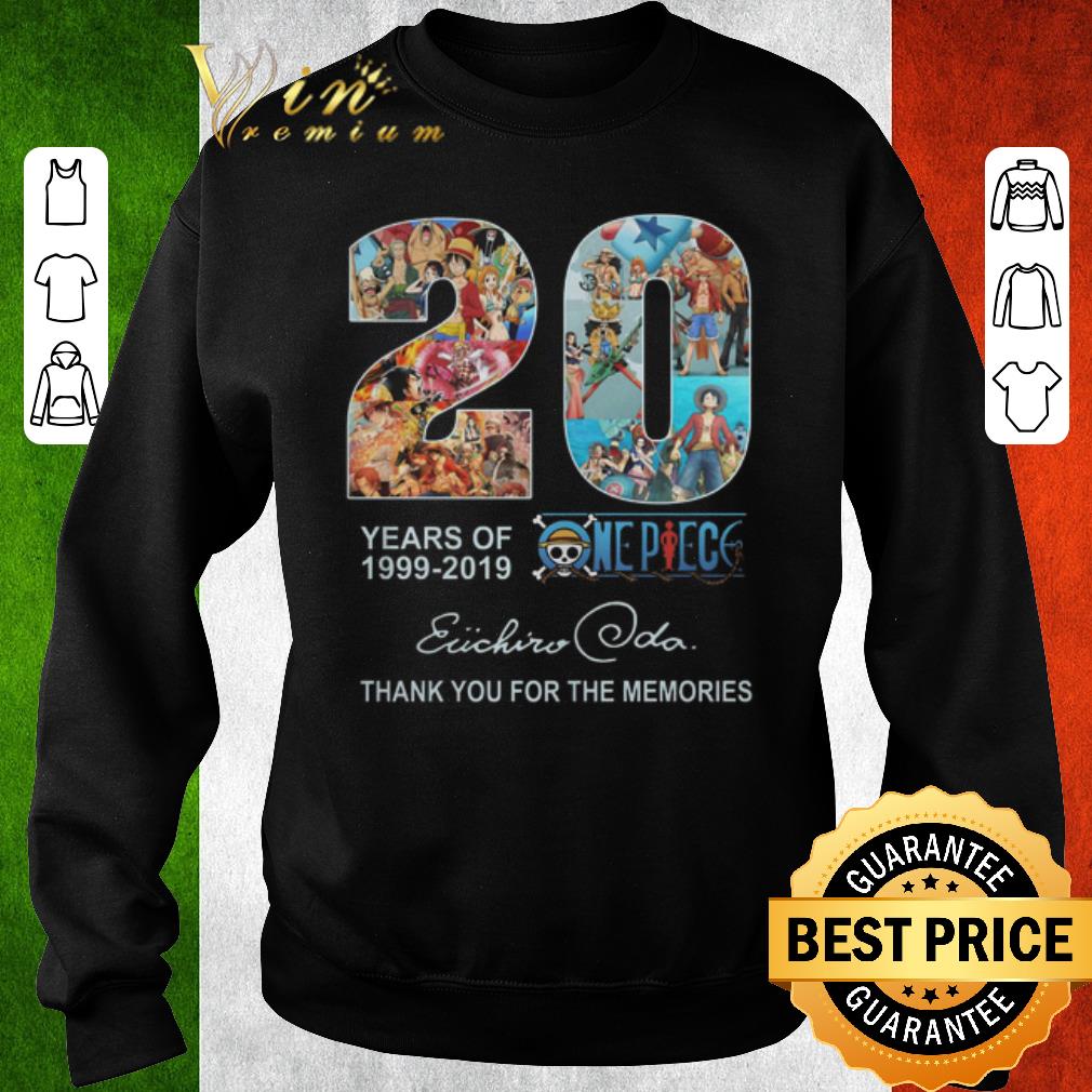 Pretty 20 Years of One Piece Oda Eiichiro thank you for the memories shirt