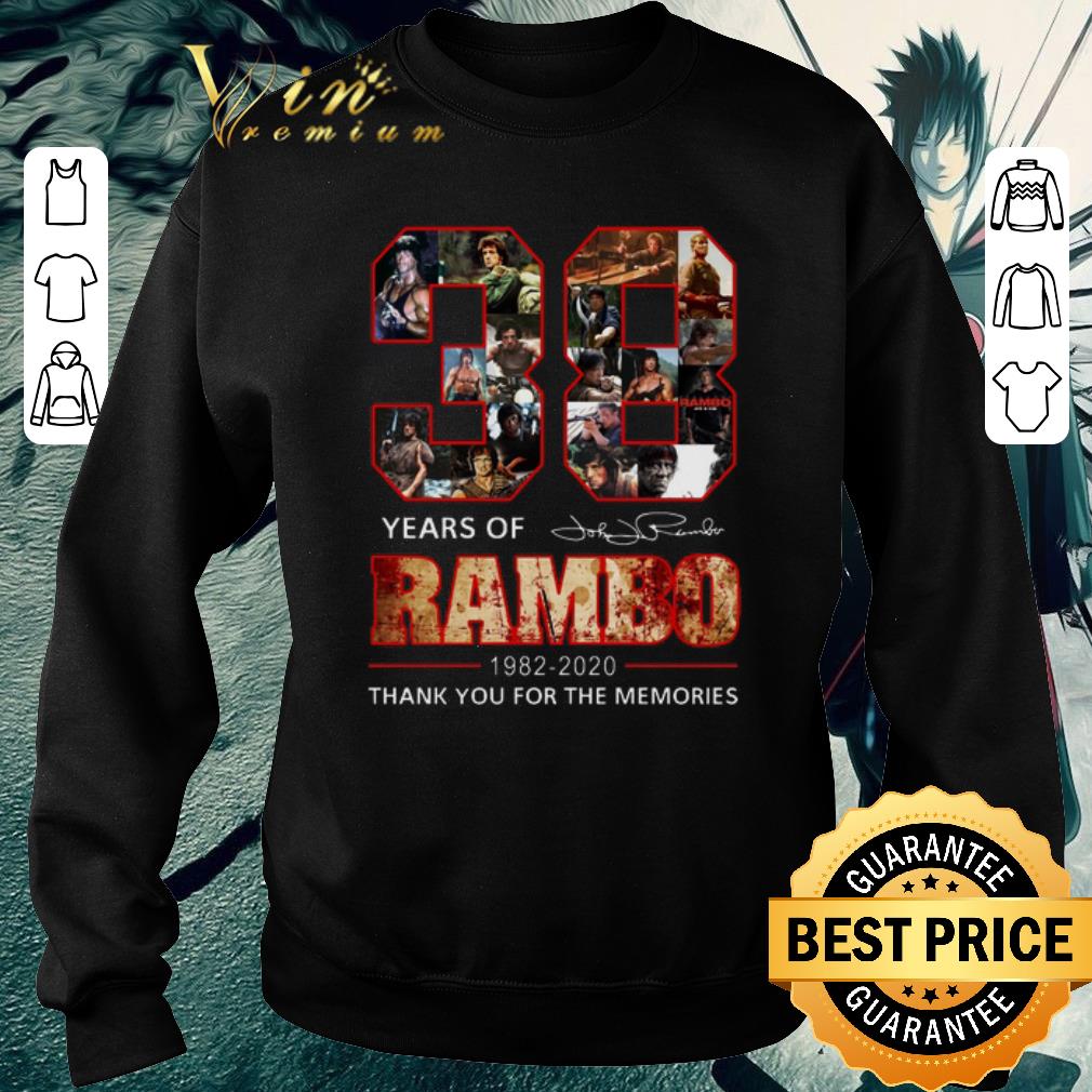 Pretty 38 Years Of Rambo 1982-2020 Signature Thank You For The Memories shirt 5 Pretty 38 Years Of Rambo 1982-2020 Signature Thank You For The Memories shirt