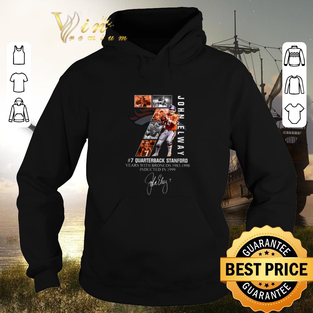 Pretty 7 John Elway Quarterback Stanford years with Broncos 1983-1998-Recovered shirt sweater