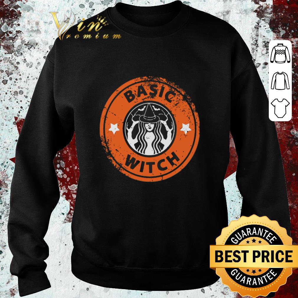 Pretty Basic witch Starbucks Coffee shirt