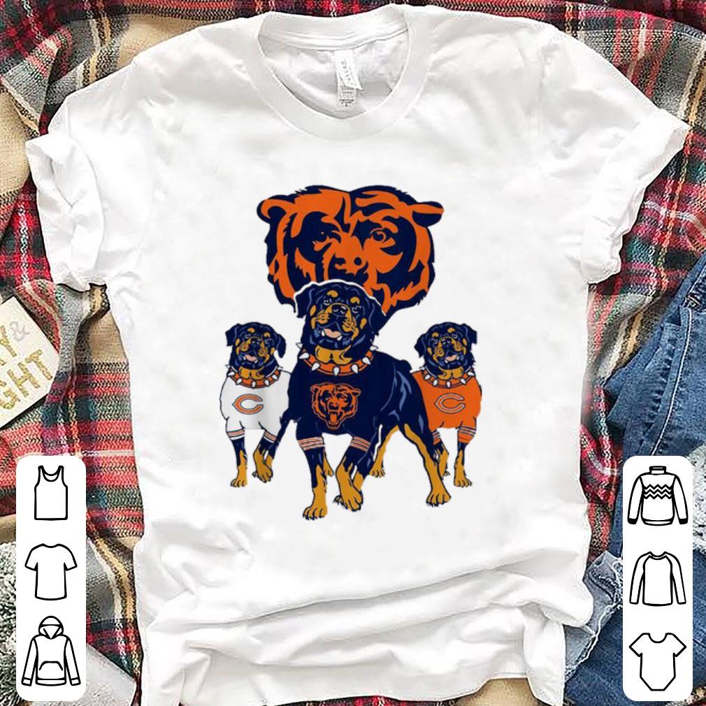 Pretty Chicago Bears NFL Rottweiler Dog shirt