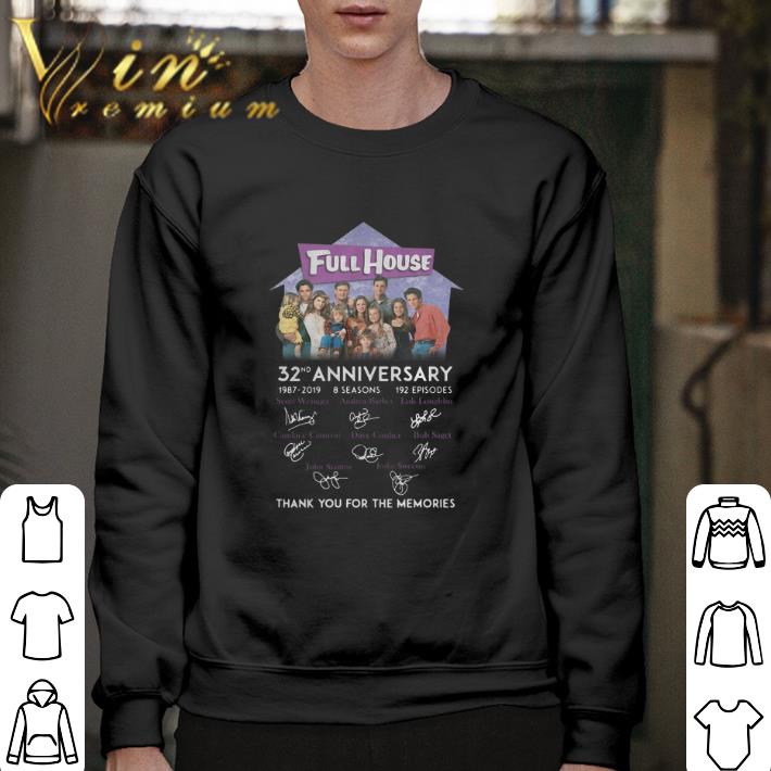 Pretty Full House 32nd anniversary 1987-2019 thank you for the memories shirt