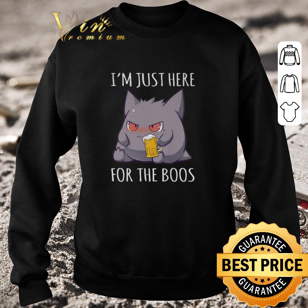 Pretty Gengar beer i'm just here for the boos shirt