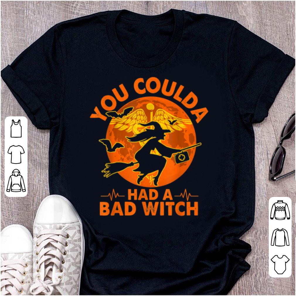 Pretty Halloween Costume You Coulda Had A Bad Witch Broom Nurse shirt
