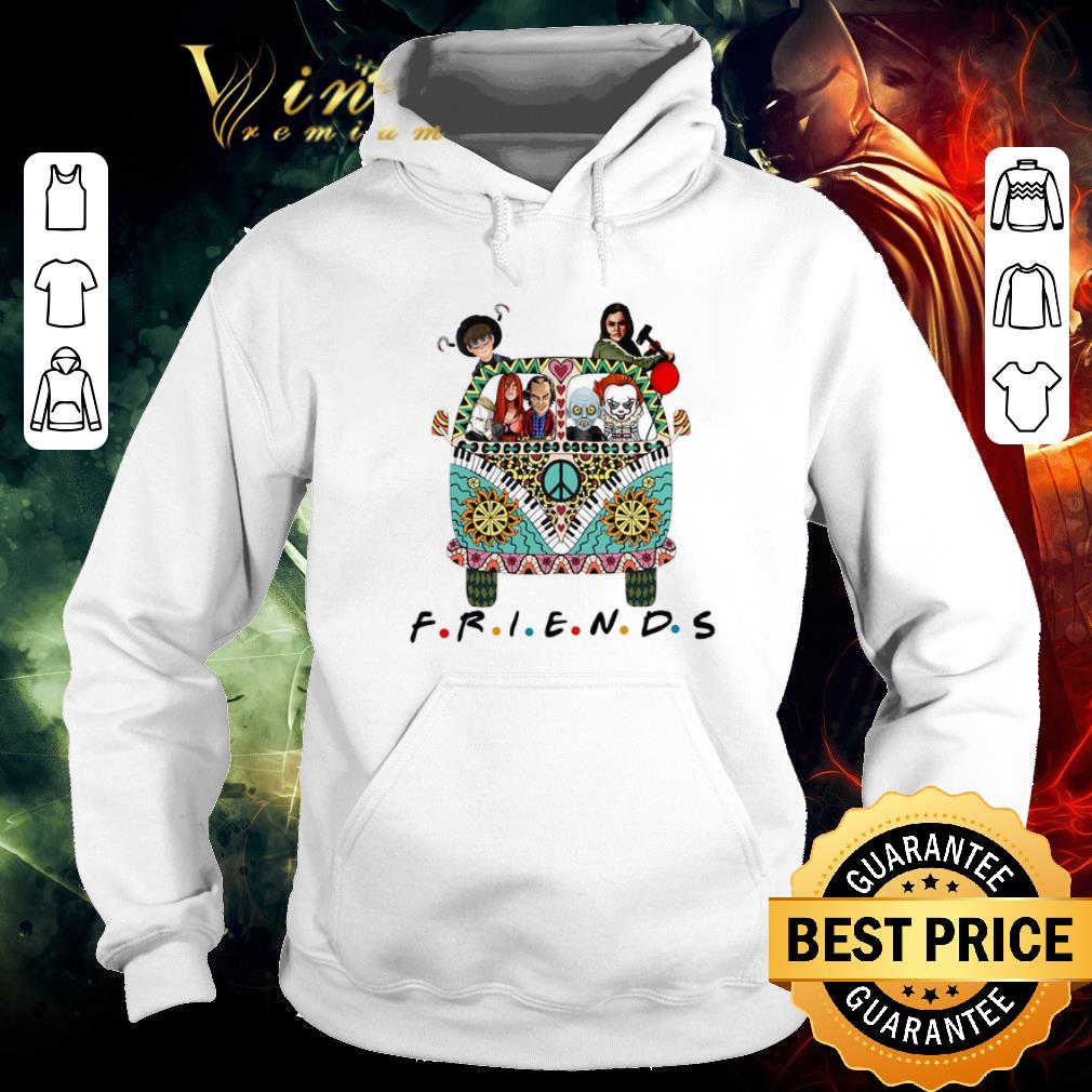 Pretty Hippie bus friends Horror movie characters shirt 5 Pretty Hippie bus friends Horror movie characters shirt